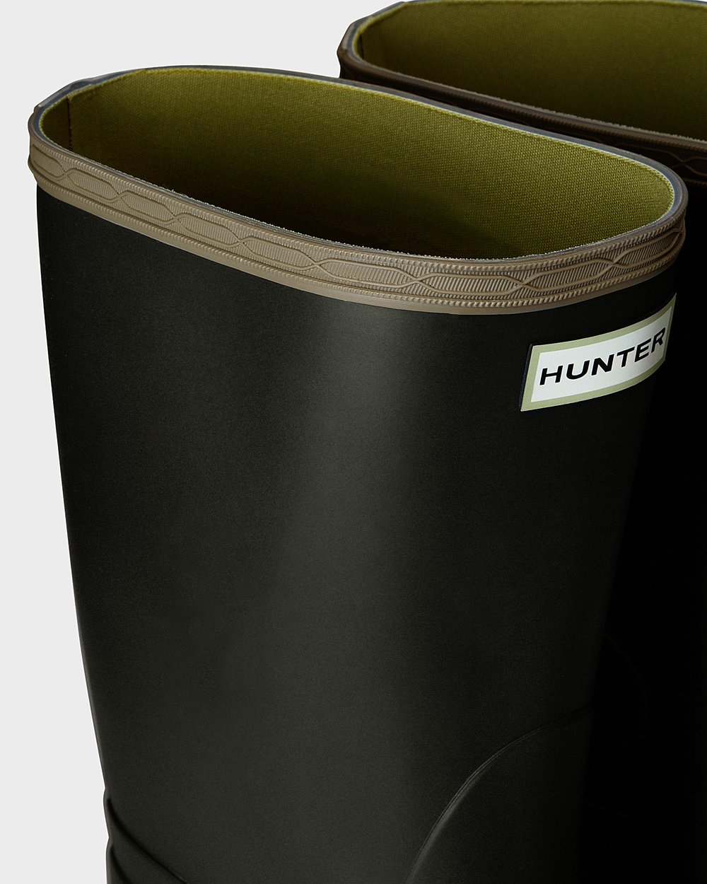 Botas de Lluvia Cortas Hunter Mujer - Gardener - Verde Oscuro Oliva - OWXZLYJ-74